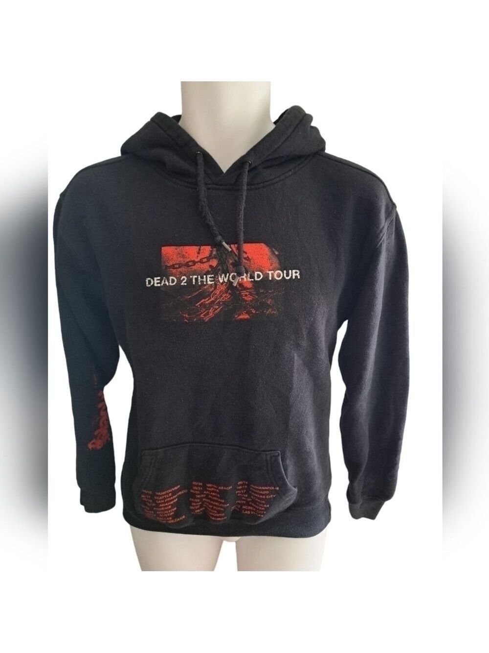 BLACKBEAR Dead 2 The World Tour Exclusive Hoodie Black Long Sleeve sweater XS- S